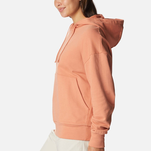 2024 à manches longues Plus femme sweats à capuche goutte épaule surdimensionné blanc poids lourd impression polaire sweats à capuche pour les femmes - Product Image 5