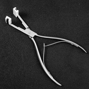 Kit d'outils professionnel pour extensions de cheveux noirs, aiguille à micro-perles, crochet à crocheter, pinces, ensemble avec étui à fermeture éclair - Product Image 5