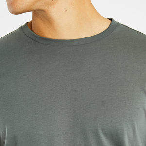 Camiseta esencial moderna para hombre, Camiseta de algodón 100% ligera de moda informal con estilo para hombre, Camiseta holgada - Product Image 3