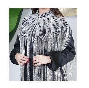 Robes Poncho Indiennes, Robes de Soirée Perlées Artisanales, Robes Afghanes pour Femmes, Vente en Gros de Vestes Perlées, Hauts de Soirée pour Femmes, Pochette - Product Image 1