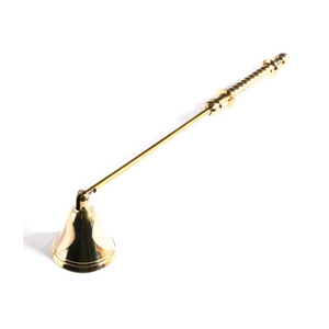 Abatidor de velas hecho de aluminio chapado en oro, diseño de Metal elegante para el hogar y el restaurante, para apagar velas - Product Image 3