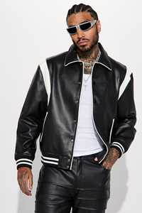 2023 gros veste personnalisée manteau en cuir de mode dans les meilleures vestes en cuir de qualité pour hommes - Product Image 4