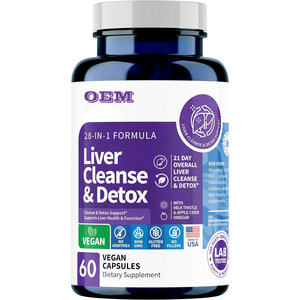 Cápsulas Personalizadas para la Desintoxicación y Limpieza del Hígado - 60 Unidades de 2.5g, Suplemento de Vitaminas para Promover la Digestión y la Belleza, 24 Meses de Duración - Product Image 1