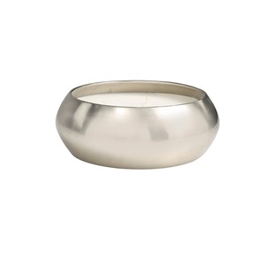 Vela perfumada de esmalte de metal elegante en patrón de espiga con tapa para decoración del hogar aromaterapia pedidos a granel cera de soja ecológica - Product Image 5