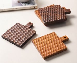 Luxury Touch Wooden Coaster Set Suitable For Premium Homes And Exclusive Decor Themes - Product Image 5