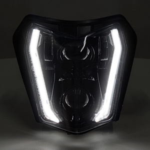 Dirt bike phare LED 66W Enduro phares DRL pour <span class=keywords><strong>KTM</strong></span> 2017-2021 EXC XCW 250 350 450 500 SMC-R <span class=keywords><strong>690</strong></span> - Product Image 6