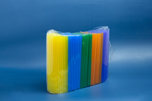 Venta al por mayor de Vietnam reutilizable individual envuelto PP plástico burbuja té batido Boba beber pajitas desechables en Stock - Product Image 3