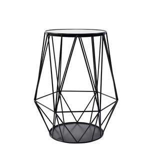 Mesa anidada de alambre de hierro chapado en oro, taburete lateral superior de mármol hecho a mano para Hotel, hogar, sala de estar, dormitorio, uso al aire libre - Product Image 1