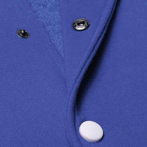 Blouson d'université de baseball vierge avec broderie logo personnalisé blouson bombardier décontracté de style letterman pour hommes - Product Image 6