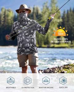 Top Trending Men's Custom Performance Men's Uv Protection Sudaderas CON CAPUCHA DE PESCA Diseña tus propias sudaderas con capucha de pesca transpirables impermeables - Product Image 3