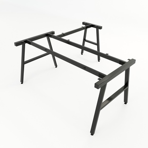 AConcept Industrial-Style Heavy-Duty L-Shaped Metal <b>Desk</b> Legs Assembly Required for Table <b>Desk</b> Hospital Kitchen (HCAC020) - Product Image 1