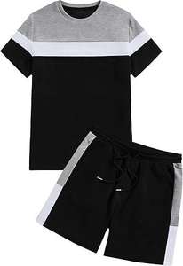 Conjunto corto de verano para hombre, camiseta de manga corta para hombre, conjuntos de pantalones cortos, conjunto de chándal de verano informal personalizado de 2 piezas para hombre - Product Image 5