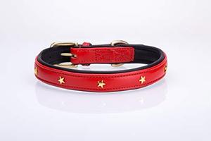 Collier de chien en cuir vert fait à la main de meilleure qualité avec design rembourré doux fabricant indien fournisseur et grossiste Saman Exports - Product Image 5