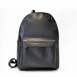 Minimalistischer PU-Rucksack 20-35L 7 Zoll Reißverschluss-Vordertasche Fleckresistent Vintage Damen-Rucksack für Büro Reisen Täglichen Gebrauch - Product Image 3