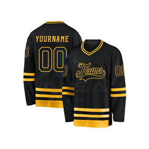 Nouveauté Maillot de hockey sur glace personnalisable disponible en plusieurs couleurs Conçu pour les adultes Maillots de hockey personnalisés - Product Image 3