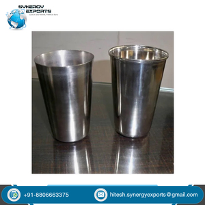 Vaso de vidrio de agua SS de acero inoxidable para uso en cocina y mesa, amplia gama de productos exportados de la India - Product Image 3