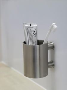 Porte-brosse à dents en métal fonctionnel pour l'organisation quotidienne des soins bucco-dentaires, améliorant l'hygiène et la commodité - Product Image 6