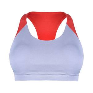 Soutien-gorge de sport côtelé à maintien élevé et séchage rapide pour femme - Yoga et course à pied, 340g Polyester Spandex avec décoration en strass - Product Image 2