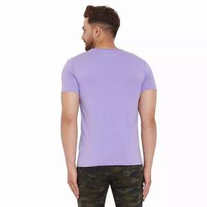 Camiseta de Lujo para Hombre, Talla Grande, Personalizada, Lisa, Cuello Redondo, Bordado, Impresión de Alta Calidad, 100% Algodón - Product Image 2