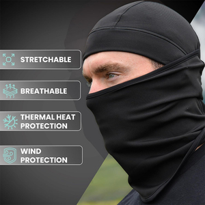 Custom Logo Breathable Warm Balaclava <b>Mask</b> for Winter Sports Outdoor Adventures & Fishing Bulk Order Discounts Available - Product Image 3