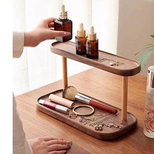 Bandeja de joyería de madera hecha a mano personalizada, organizador elegante para anillos, relojes, accesorios diarios - Product Image 2