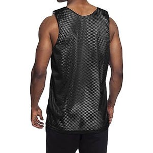 Maillot de basket-ball Lakern Maillot d'entraînement à sec imprimé personnalisé avec logo Maillot de basket-ball uni pour hommes sur mesure - Product Image 2