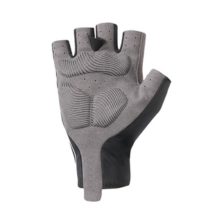 Gants de cyclisme décontractés d'hiver demi-doigt rembourrés en gel respirant personnalisés pour hommes femmes longueur de poignet utilisation en extérieur VTT - Product Image 4