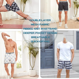 Le Pakistan a fabriqué de nouveaux shorts de basket-ball confortables à la mode sport décontracté respirant séchage rapide Fitness Shorts en maille pour hommes - Product Image 3
