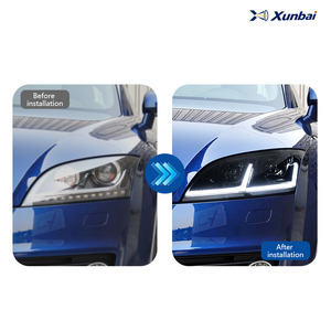 ชุดไฟหน้าโปรเจคเตอร์เลเซอร์ LED สำหรับ <span class=keywords><strong>Audi</strong></span> <span class=keywords><strong>TT</strong></span> 8J ปี 2006-2014 พร้อมไฟ DRL LED ไฟเลี้ยวแบบ Sequential ระบบ CAN Bus แบบเสียบใช้งานได้ทันที อะไหล่รถยนต์ - Product Image 3