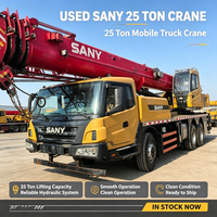 SANY STC250 Truck Crane 25 Ton Mobile Lifting Crane Mesin Weichai Baru SANY Construction Truck Mounted Crane Hoist Machinery