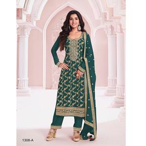 Trajes de calidad superior Salwar Kameez bellamente elaborados con Dupatta para bodas, festivales y uso diario a un precio barato - Product Image 1