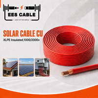 Câble solaire CU en cuivre haute conductivité, résistant aux UV, ignifuge et résistant aux intempéries pour les systèmes d'énergie solaire