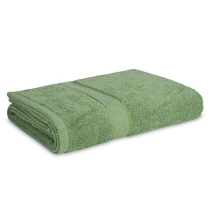 Serviette de Bain en Tissu Éponge Vert Menthe 500 GSM avec Broderie Personnalisée, Coton Durable 100*150, Logo Personnalisé, Couleur Unie, Techniques de Tissage 100% - Product Image 3
