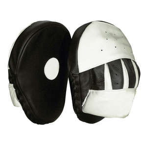 มวยเจาะ Mitts การฝึกอบรม Pad โฟกัสหนัง Cowhide การออกแบบล่าสุดมวย Pad พร้อมการออกแบบโลโก้ - Product Image 3