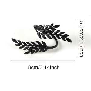 ห่วงรัดผ้าเช็ดปากทำจากอลูมิเนียมเกรดพรีเมี่ยมอุปกรณ์เสริมทนทานเป็นมิตรกับสิ่งแวดล้อมสำหรับโรงแรมร้านอาหารครอบครัว - Product Image 5