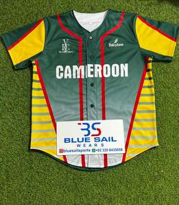 Camiseta de béisbol para hombre Camisetas de béisbol sublimadas Jersey de Softbol - Product Image 6