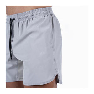 2025 últimas llegadas pantalones cortos para correr transpirables de secado rápido de cintura alta sólidos para hombre para gimnasio Fitness ropa deportiva al aire libre - Product Image 5