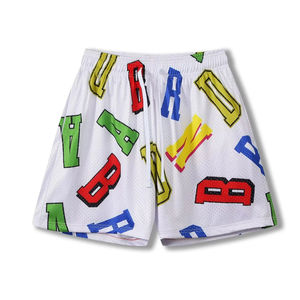 Pantalones Cortos Deportivos Casuales para Hombre, 100% Poliéster, de Secado Rápido, con Logotipo Personalizado, Impresión Digital, Malla Transpirable, Ecológicos - Product Image 3