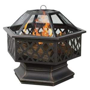 Latest Arrival Heavy Duty Outdoor <b>Fire</b> <b>Pit</b> Large Bonfire BBQ Grill for <b>Camping</b> Home Garden-<b>Fire</b> <b>Pit</b> Burner - Product Image 1