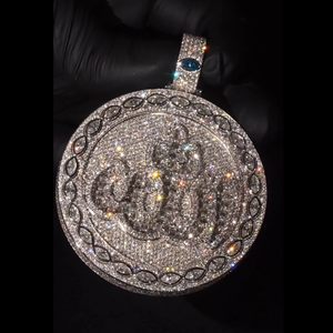 Amuletos Religiosos de Lujo con Diamantes Moissanite VVS, Estilo Hip Hop, Oro Rosa, Diamantes Engastados, Certificado IGI, Personalizados para Hombre y Mujer - Product Image 4