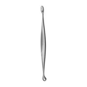 Curette à os sur mesure 170 mm 6.34 pouces Fig 1 largeur 5.2mm Curette chirurgicale à os en acier métallique réutilisable non stérile - Product Image 5