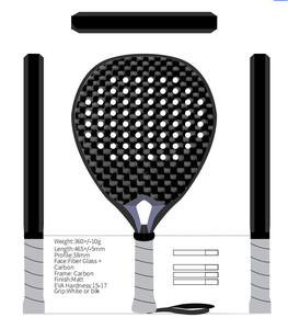 ไม้เทนนิส/แพดเดิลคาร์บอนไฟเบอร์ 3k 12k 18k แบบมืออาชีพสั่งทำได้ ปี 2026 ขายส่ง - Product Image 4