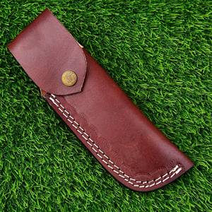 Navaja de afeitar de acero de Damasco con hermosa mango de hueso, fabricada por Edge Master, modelo EM-8309, hoja fija de 0.354 pulgadas de grosor. - Product Image 6