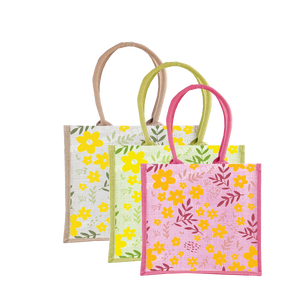 Custom Printed Eco-Friendly Jute <b>Tote</b> Grocery Shopping <b>Bags</b> <b>with</b> Cotton Webbing Tape Handle Personalized Logo - Product Image 4