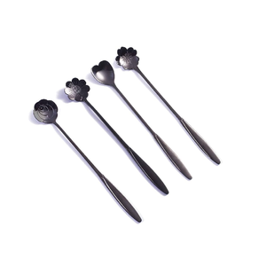 Cucharadita de postre de acero con espejo, herramientas de cocina de grado alimenticio, cucharas de degustación de postres, restaurante, Hotel - Product Image 2