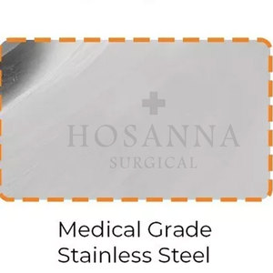 Bandeja médica de acero inoxidable con forma de riñón de 8 pulgadas, reutilizable, fácil de limpiar, bandeja para procedimientos quirúrgicos y hospitalarios - Product Image 6