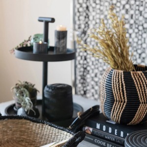 Cesta de Almacenamiento Decorativa de Ratán Tejida a Mano con Tapa, Cesta de Almacenamiento Hecha a Mano, Venta al por Mayor, Ecológica, Hecha en Vietnam - Product Image 3