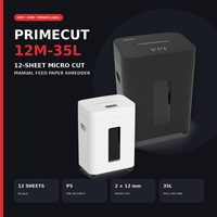 Déchiqueteuse de papier P5 50dB Micro Cut avec bac extractible de 35L OEM ODM