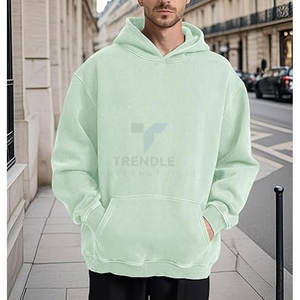 Sudaderas con Capucha Extra Grandes para Hombre, Sudaderas con Capucha Gruesas para Parejas, Estilo Vintage, Color Block, Ropa de Calle Informal de Invierno, 100% - Product Image 4