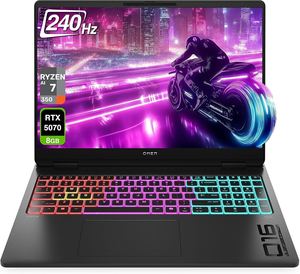 Laptop para Juegos HP OMEN 16 MAX, Lanzamiento 2025, AMD Ryzen AI 7 H 350, 64GB RAM DDR5, SSD de 1TB-2TB, Pantalla de 16" WQXGA, RTX 5070, RGB de 4 Zonas - Product Image 1